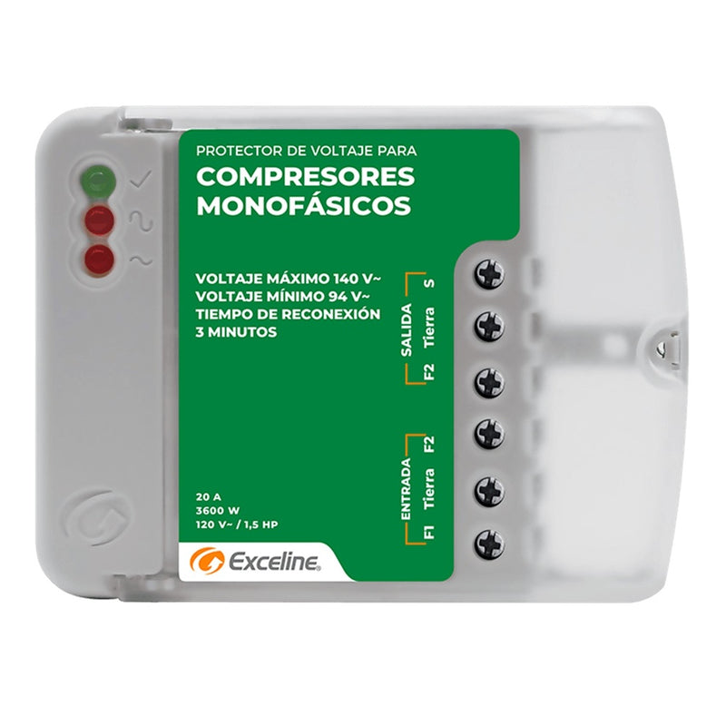 Protector para Compresores Monofasicos 120 VAC