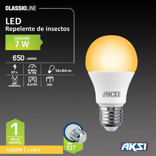 Foco Repelente De Mosquitos Aksi-123901