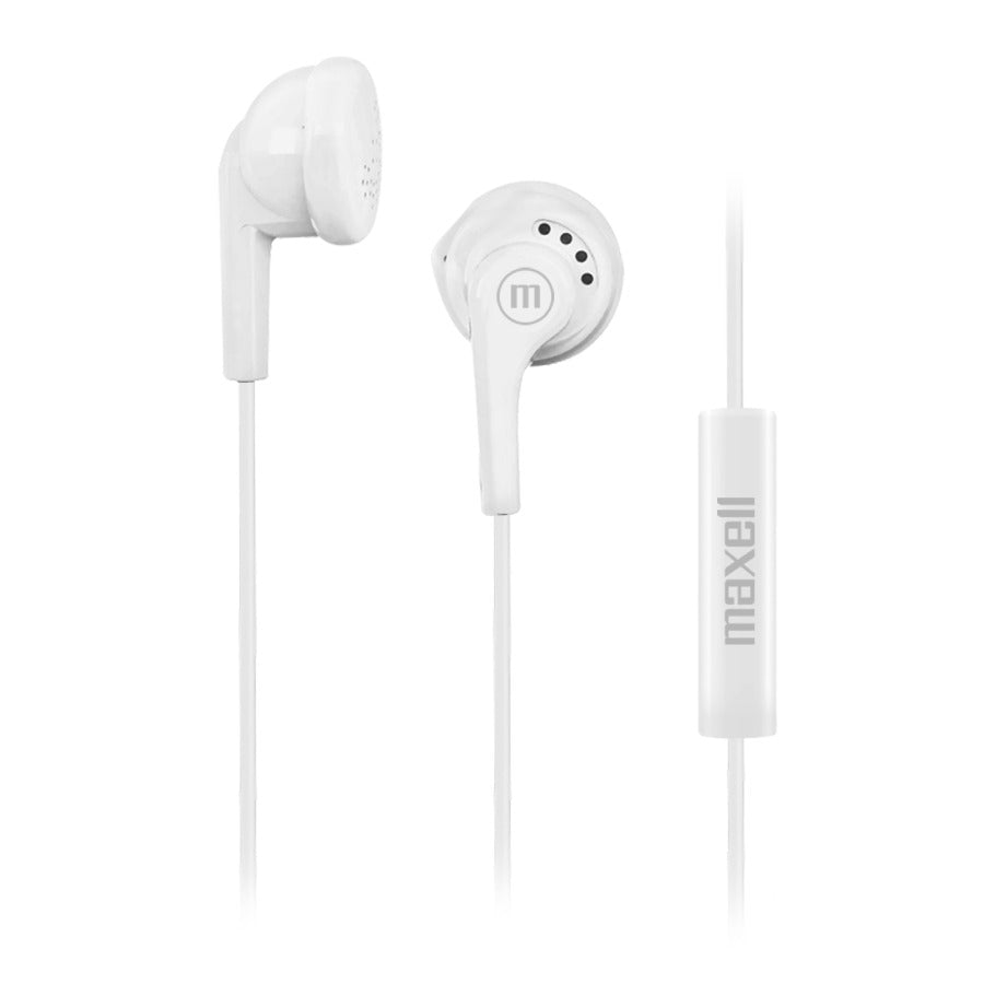 Auriculares Inalámbricos Maxell EB-Mic con Micrófono Blanco