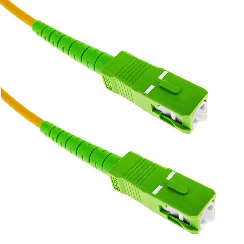 Cable de Fibra Óptica WIREPLUS 10 Metros SC APC Verde a SC APC