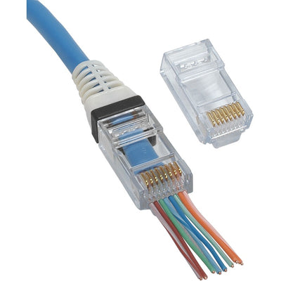 Conector RJ45 Cat 6 Passthrough - Pack de 100 Unidades