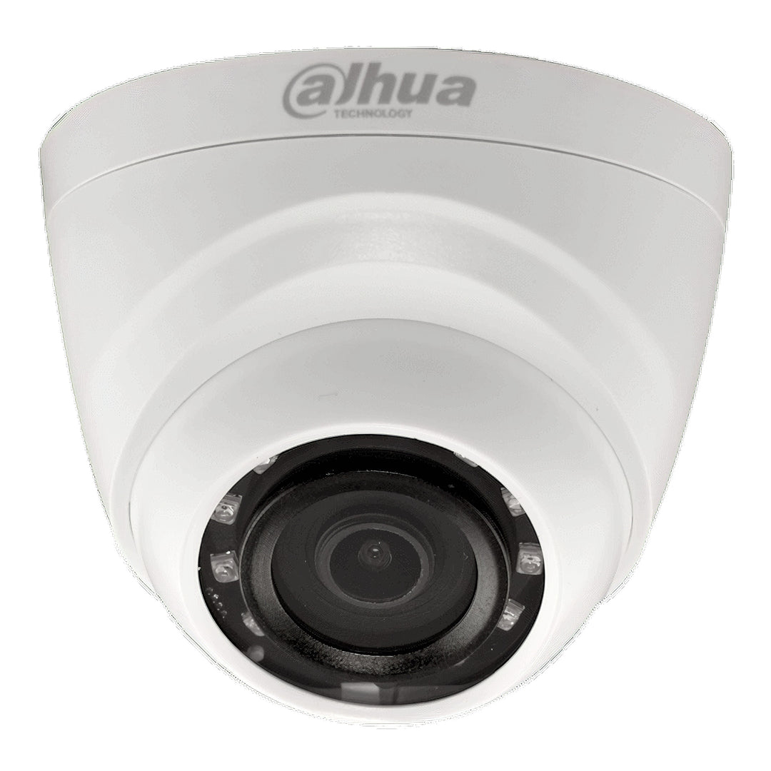 Cámara de Seguridad Domo Dahua 2MP DH-HAC-HDW1200RN-0280B con Calidad Full HD 1080P