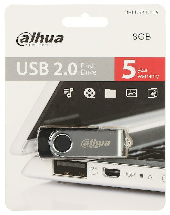 Pendrive USB Dahua 8GB - Memoria Flash 2.0