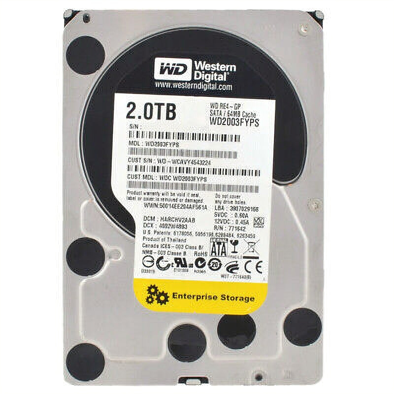 Disco Duro Interno SATA Western Digital de 2TB con 64MB de Caché - 3.5"