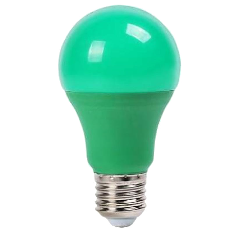 Bombillo LED Verde PA005 5W E27 Globo Gel