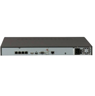 NVR HIKVISION 4 Canales IP 4K con POE y 1 Bahía para HDD