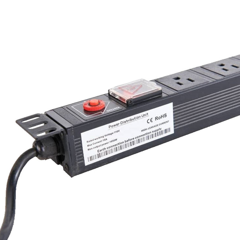 Regleta Rack PDU Onlink 1U 8 Tomas 15Amp 110V 1650W