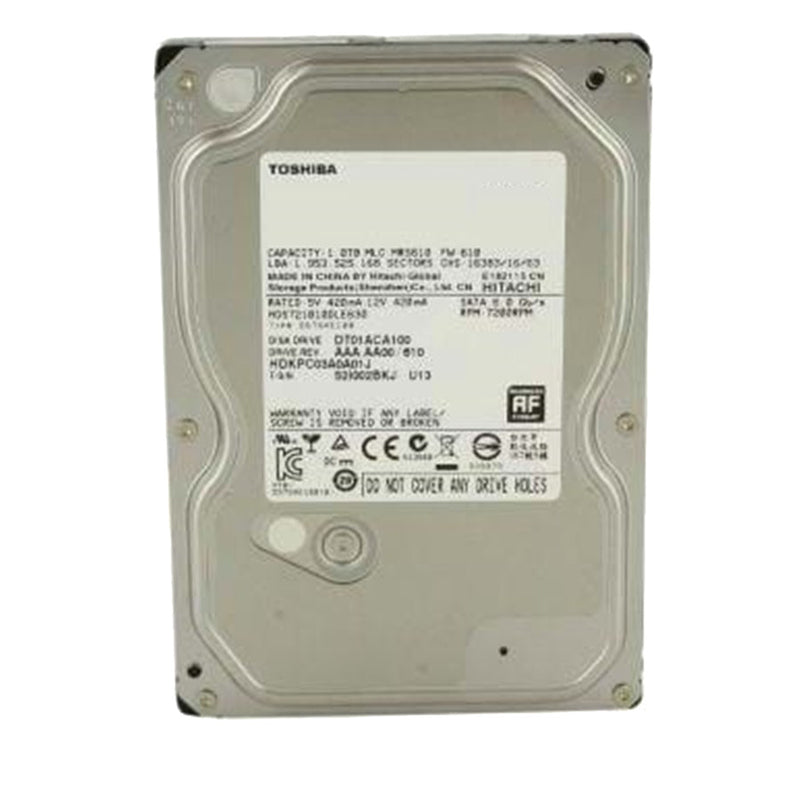 Disco Duro Toshiba Pull 1TB 7200RPM SATA 3.5" 6.0 Gb/s
