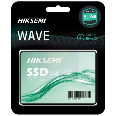 Disco SSD 512GB Hiksemi Wave(s) SATA III 2.5" - Velocidades de 530 MB/s lectura y 400 MB/s escritura