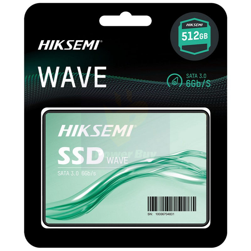 Disco SSD 512GB Hiksemi Wave(s) SATA III 2.5" - Velocidades de 530 MB/s lectura y 400 MB/s escritura