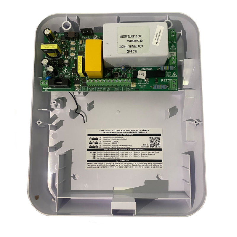 Energizador Electrificador Cerco Electrico Intelbras 7000M Con Conexión Wifi para control vía aplicación y control remoto