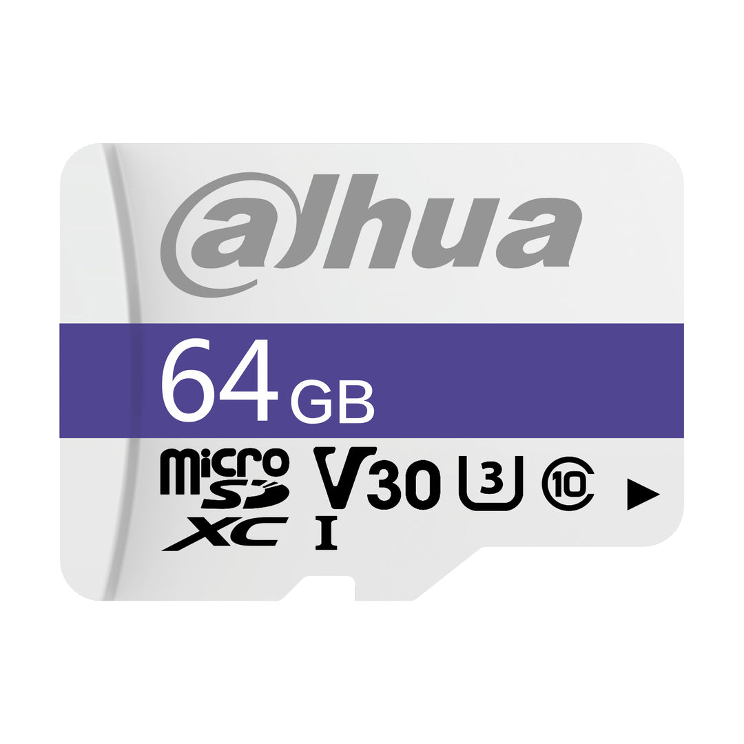 Tarjeta de Memoria Micro SD Dahua 64GB C100 para Uso Múltiple