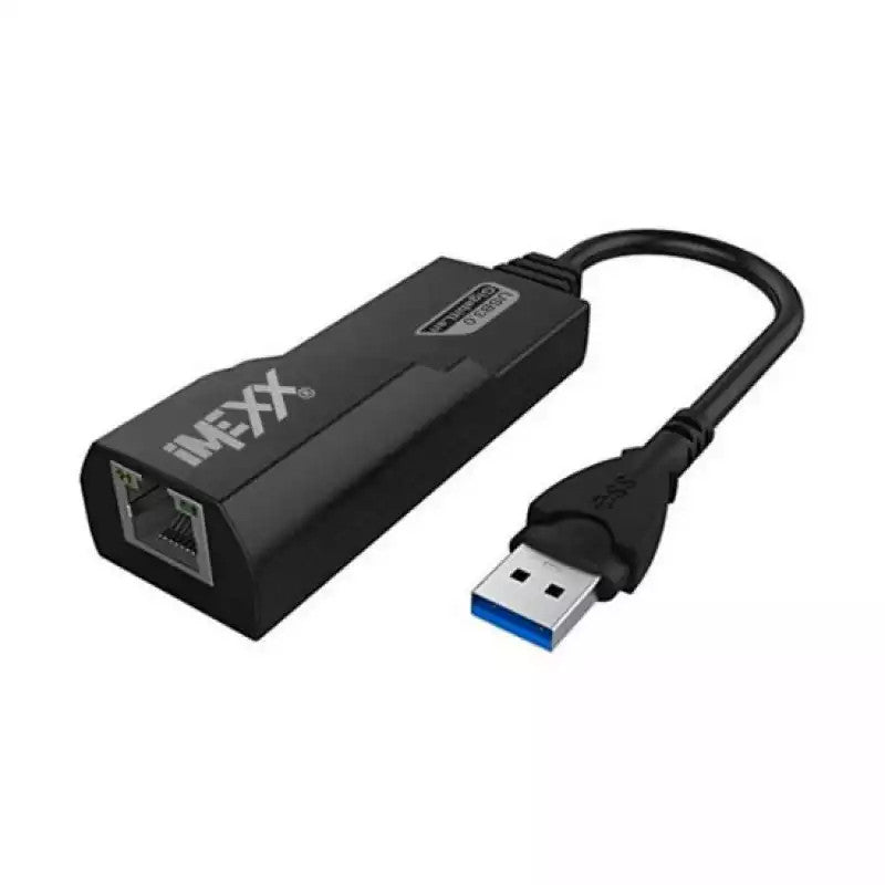 Adaptador De Red USB 3.0 IMEXX A RJ45 10/100/1000 Mbps