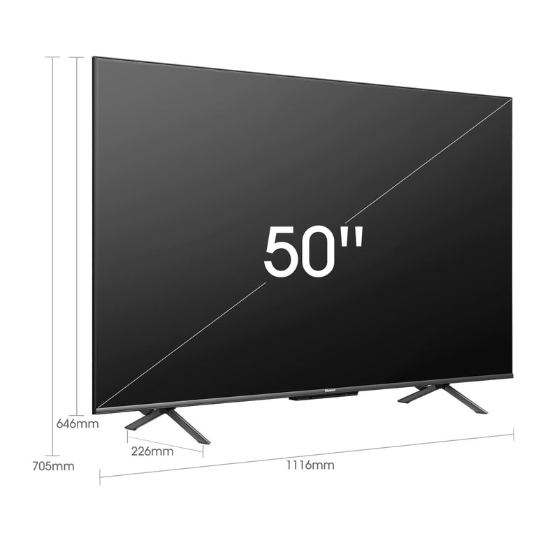 Televisor Hisense 50 Pulgadas 4k Uhd Google Tv Lcd A7 Google