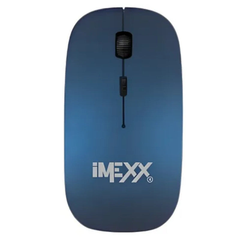 Mouse Inalambrico IMEXX-26310 Ultra Slim Wireless 4 Botones Color Azul