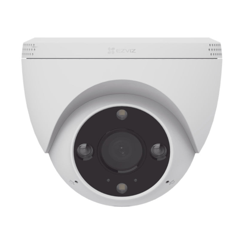 Camara Wifi Domo EZVIZ H4 3MP 2K 2.8mm Sirena Y Luz Estroboscópica Audio Bidireccional IR 30M IP67