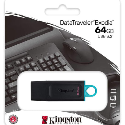 Pendrive Kingston 64Gb Exodia USB 3.2