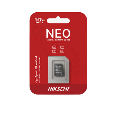 Tarjeta de Memoria Micro SD HIKVISION 128GB Clase 10 Multiusos