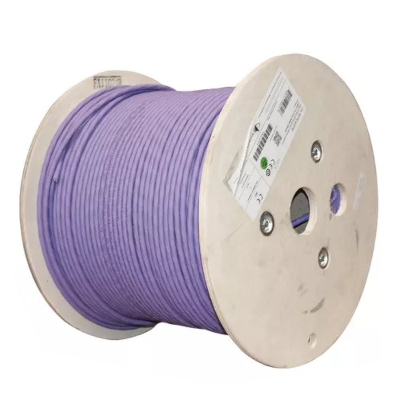 Bobina de Cable S/FTP Cat 7A 100% Cobre Interior Violeta - 305 Metros