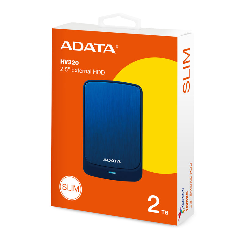 Disco Duro Externo 2TB ADATA HV320 USB 3.1 Color Negro