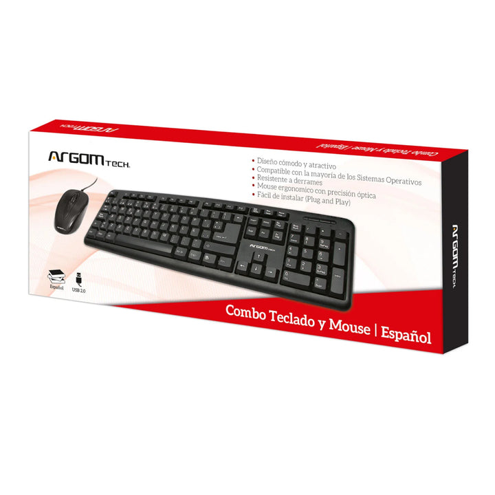 Combo Teclado y Ratón ArgomTech