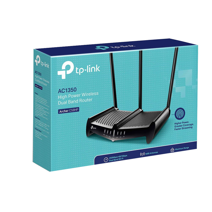 Router TP-Link Archer C58HP Wifi AC1350 Doble Banda de Alta Potencia