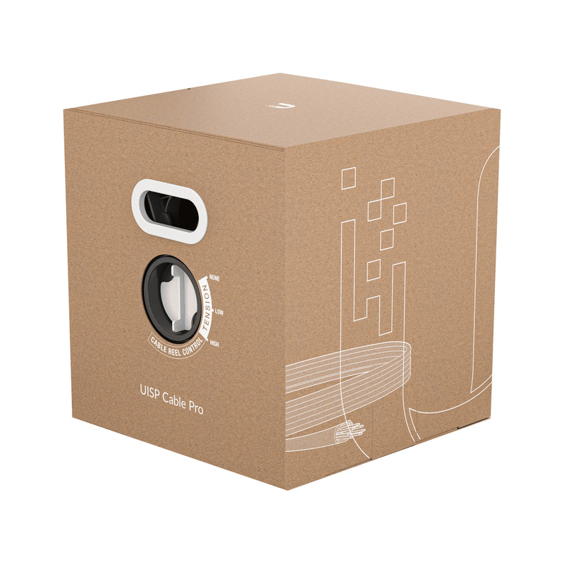 Bobina de Cable Ubiquiti UTP Cat 5e, 305 m, Interior Color Negro - Cable Ethernet Industrial