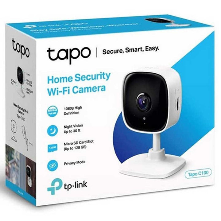 Cámara de Seguridad Wi-Fi TP-Link Tapo C110 1080P y 2K con Visión Nocturna