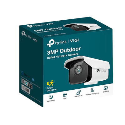 Camara Bulllet TP-LINK VIGI 3MP 4MM iP Poe HD Outdoor IP67