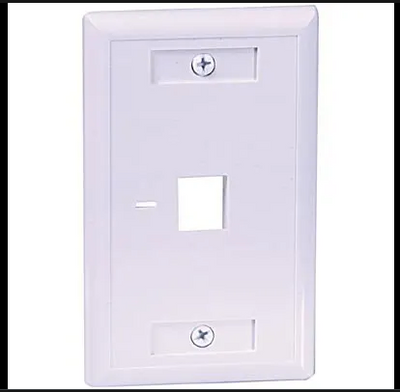 Kit de 4 Placas de Pared Blancas para 1 Conector