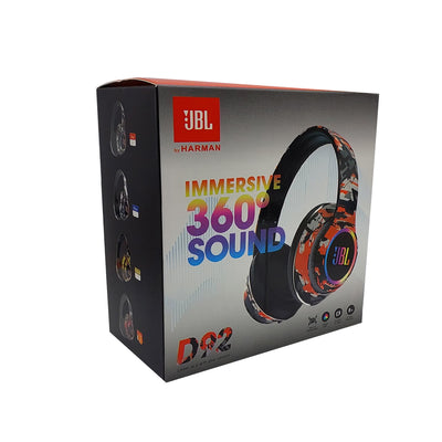 Audífonos Inalámbricos Bluetooth JBL D92 con Sonido 360° y SD