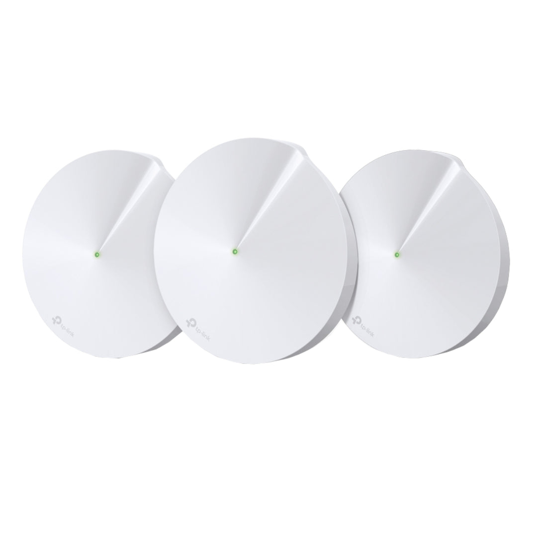 Router TP-Link Deco M5 WiFi Mesh Doble Banda AC1300 (Paquete de 3 Unidades)