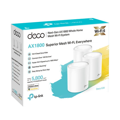 Router Mesh TP-Link Deco X20 (3-Pack) Ax1800