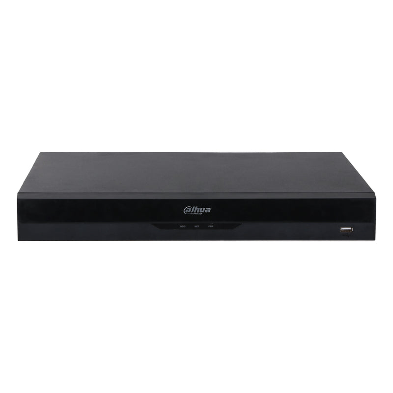 NVR DAHUA 32 Canales 16MP 4K POE Maximo 2 Disco HDD 16TB WizSense