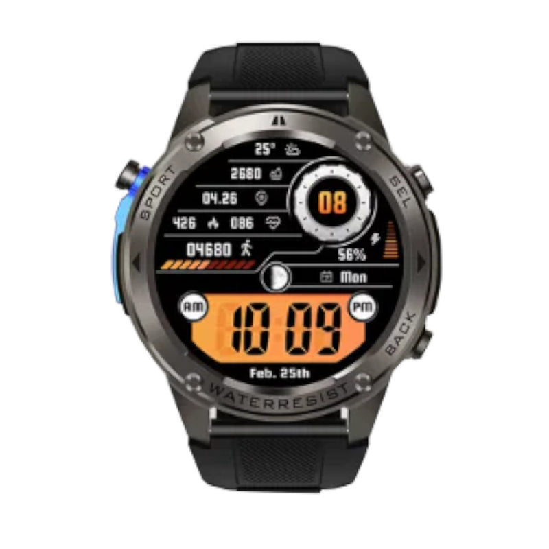 Reloj Inteligente DM56 Amoled Militar Sumergible Para Hombre