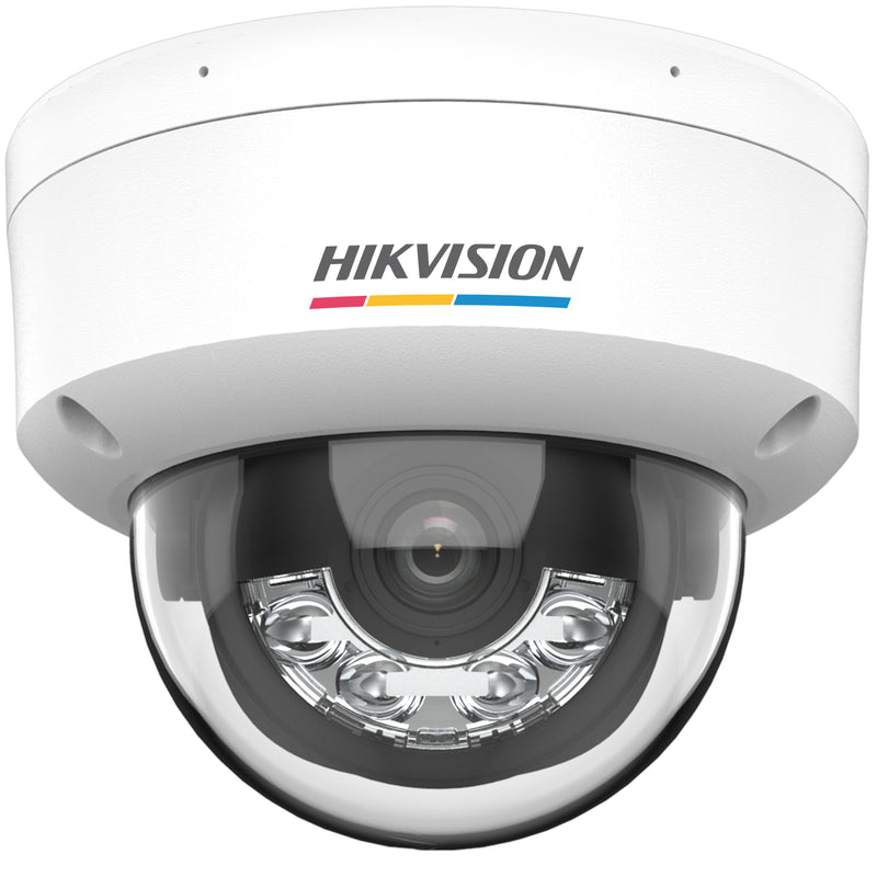 Camara IP Domo HIKVISION 6MP 2.8MM PoE ColorVu Mic IK08 IR 30M IP68