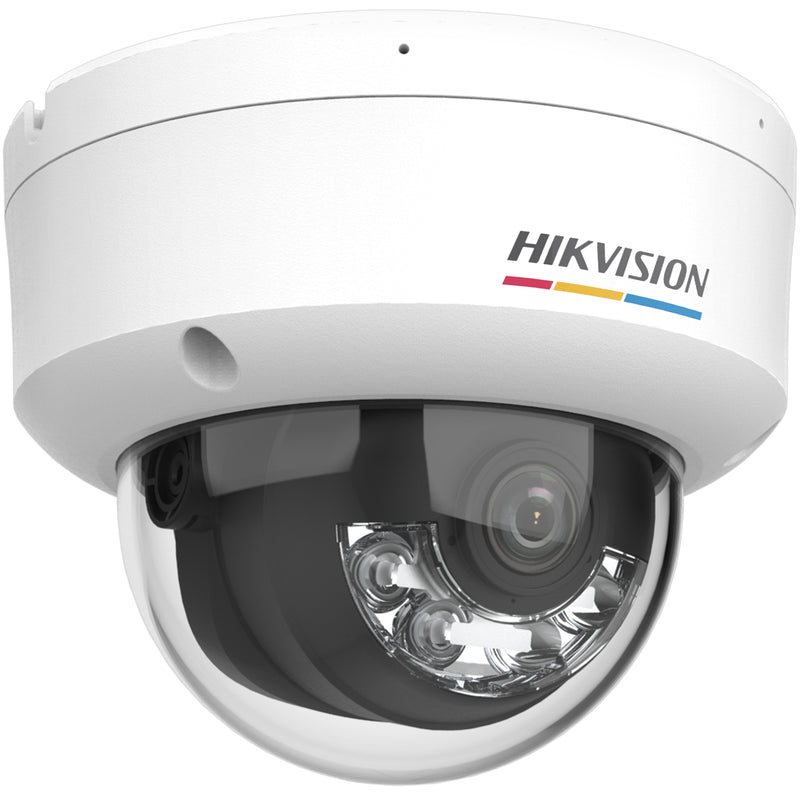 Camara IP Domo HIKVISION 6MP 2.8MM PoE ColorVu Mic IK08 IR 30M IP68