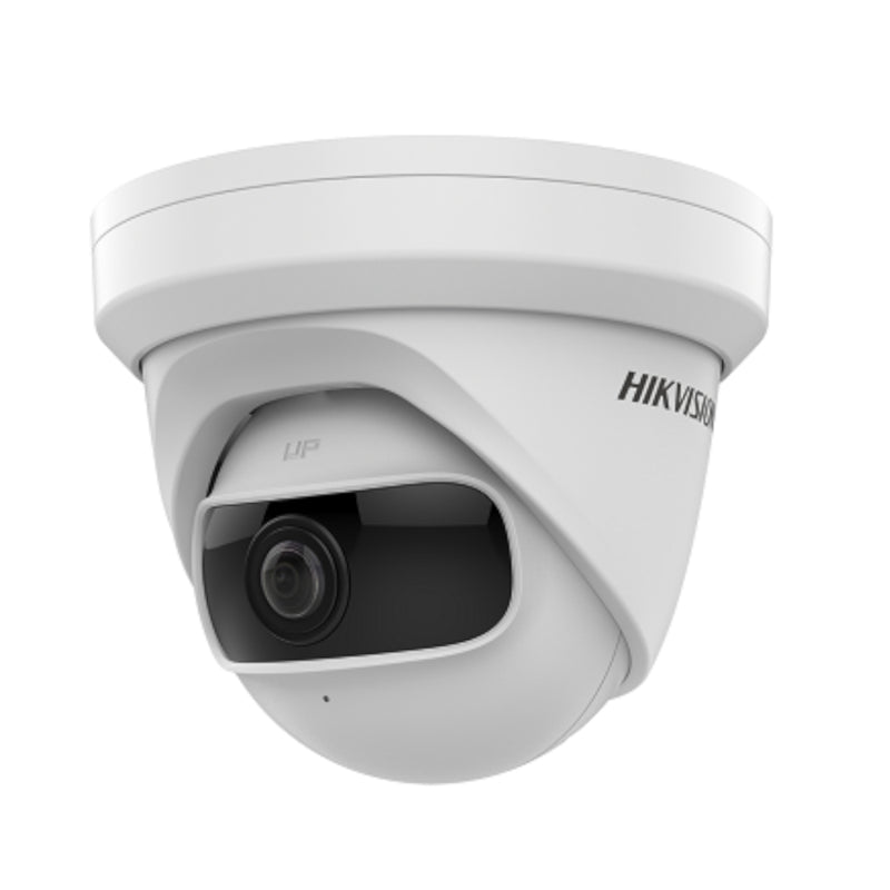 Cámara Domo IP Hikvision 4MP 1.68MM Metálica IR20 IP67 con Visión Panorámica de 180°