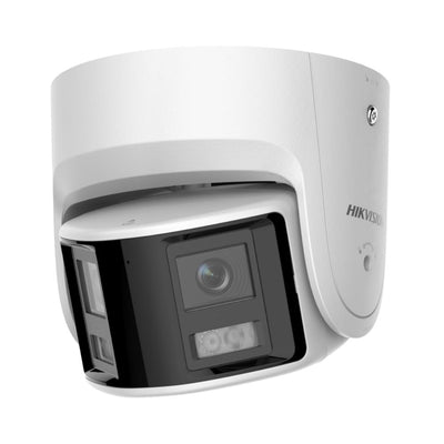 Cámara IP Domo Turret Panorámica Hikvision 4MP 2.8MM con Protección IP67