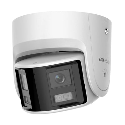 Cámara Hikvision IP Turret Panorámica AcuSense 6MP 2.8MM Resistente al Agua IP67