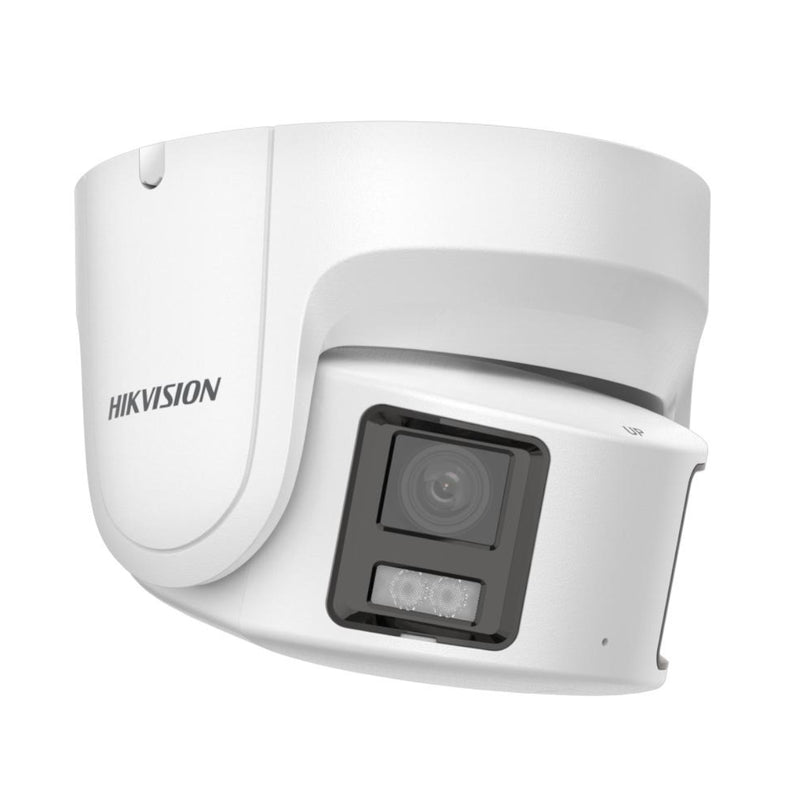 Cámara IP Domo Turret Panorámica Hikvision 8MP 2.8MM 4K con Protección IP67