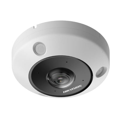 Cámara Fisheye Hikvision IP 6MP 1.16MM Poe IR15M Visión Panorámica