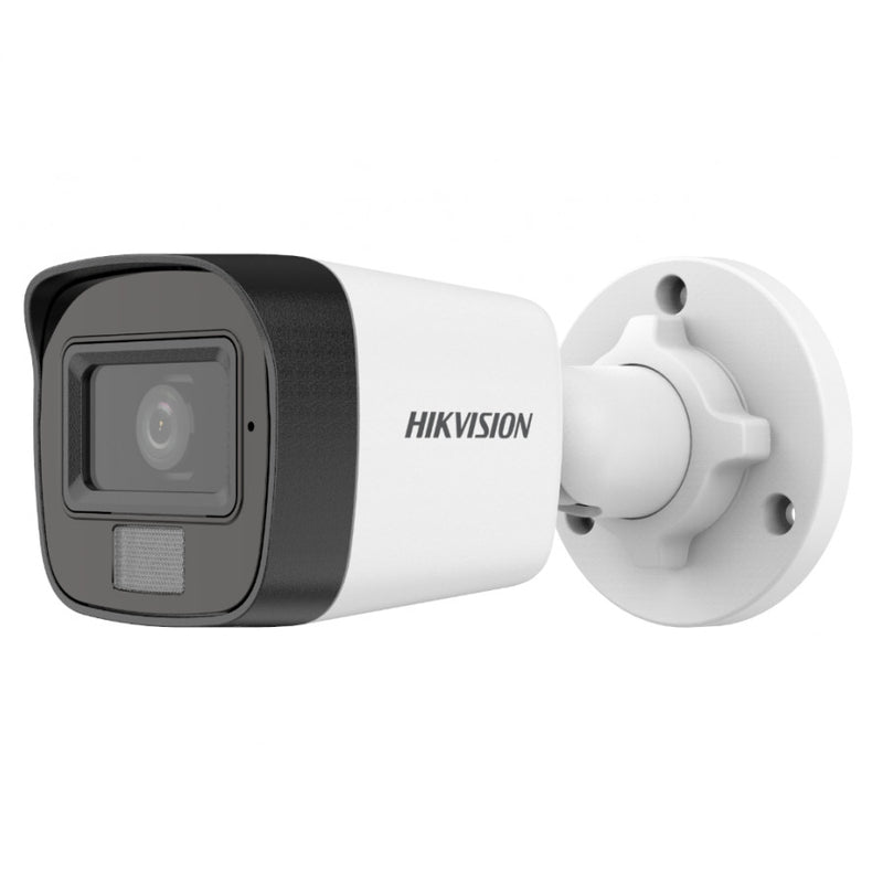 Camara Bullet HIKVISION 2MP 1080P 2.8mm Smart Hybrid Light ColorVu Audio IR 20M Metalica IP67