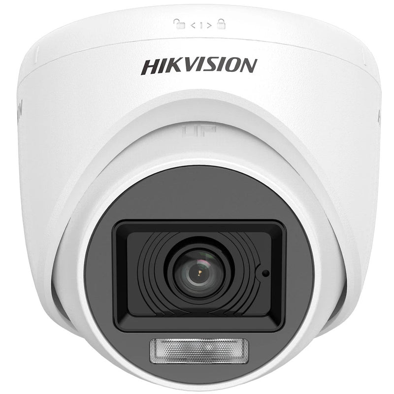 Camara Domo HIKVISION 2MP 1080P 2.8mm Smart Hybrid Light  Audio IR 20M Plastico IP67
