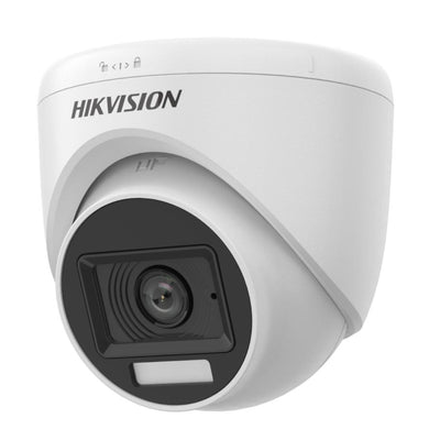 Cámara Domo Hikvision 5MP 2.8MM Híbrida HD Colorvu con Audio y Micrófono Incorporado