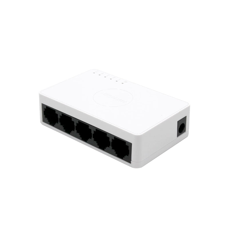 Switch Hikvision de 5 Puertos 10/100 Mbps - Conectividad Eficiente