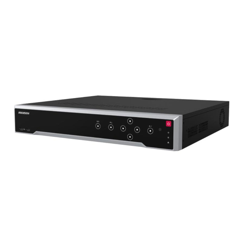 NVR Hikvision 32 Canales IP 12MP 4K con 24 Puertos PoE