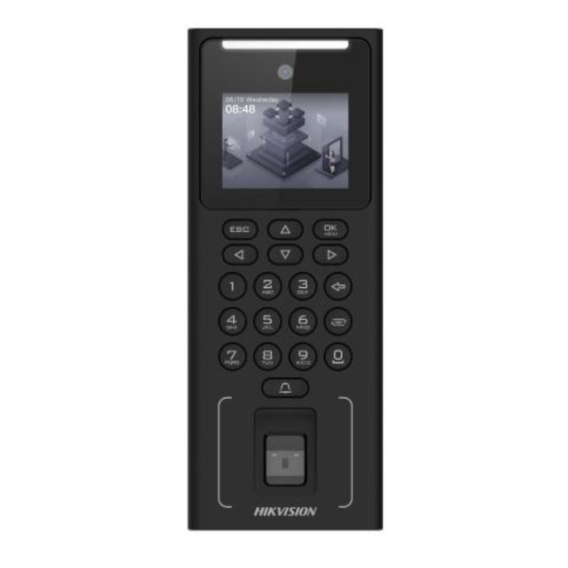 Terminal De Control De Acceso HIKVISION 2MP WIFI/ETHERNET Pantalla LCD 2.4&