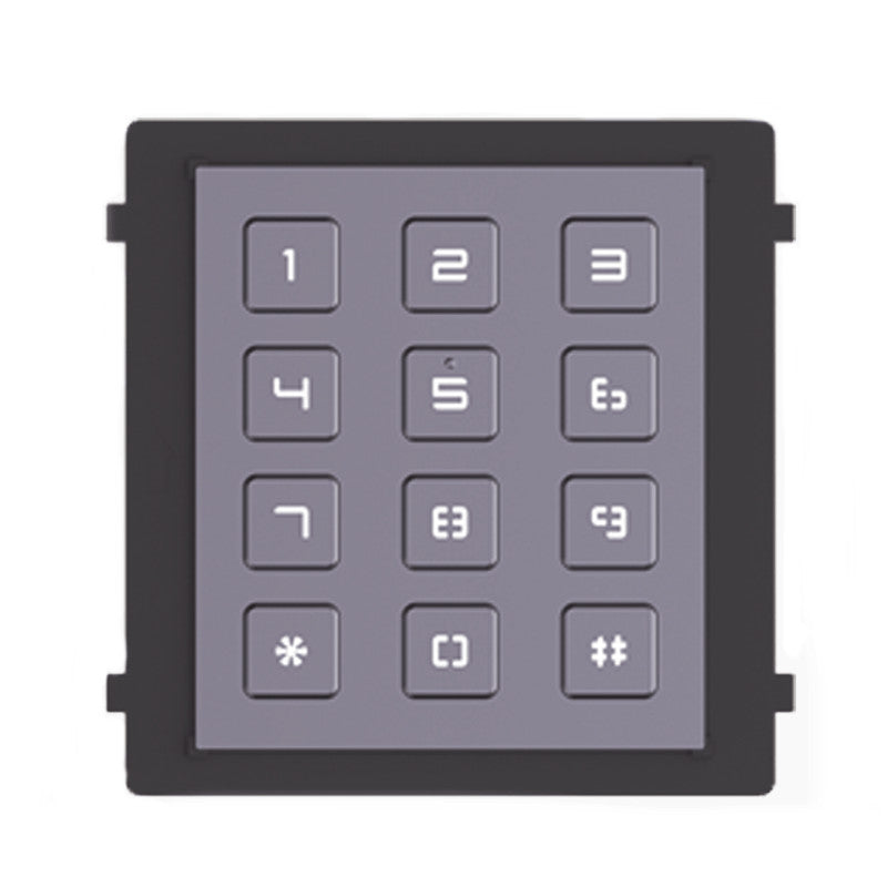 Teclado de Control de Acceso Hikvision DS-KD-KP para Entradas de Edificios Modular