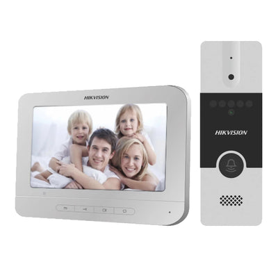 Kit de Videoportero Análogo HIKVISION con Pantalla de 7" y Módulo de Frente Calle